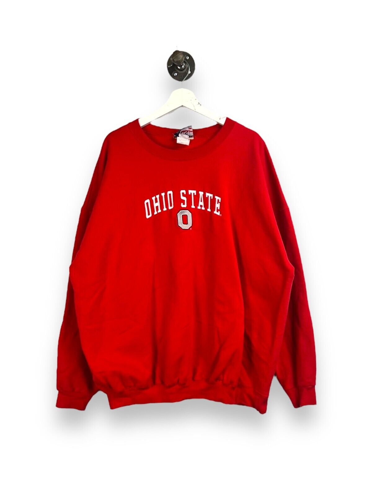 Vintage Ohio State Buckeyes NCAA Collegiate Spell Out Sweatshirt Size 2XL Red