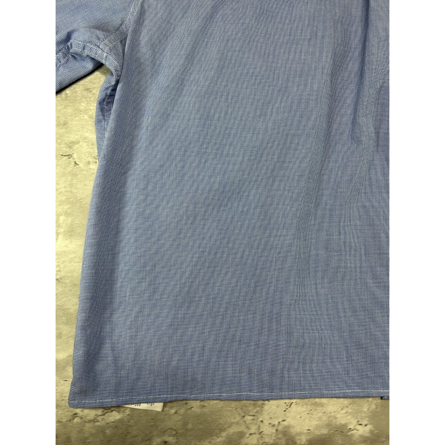 Vintage Chaps Ralph Lauren Short Sleeve Reworked Cropped Button Up Shirt Sz XL