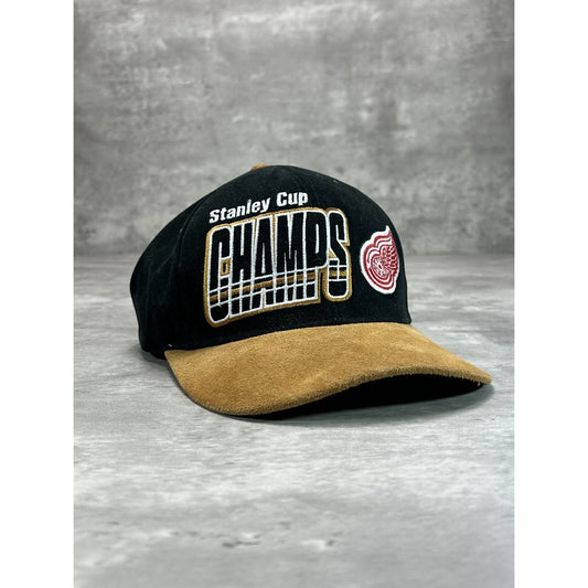 Vintage 1997 Detroit Red Wings NHL Stanley Cup Champs Starter Strapback Hat OSFA
