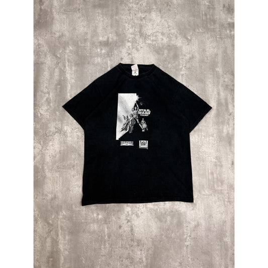 Vintage Star Wars The Trilogy Movie Poster Promo Graphic T-Shirt Size Large