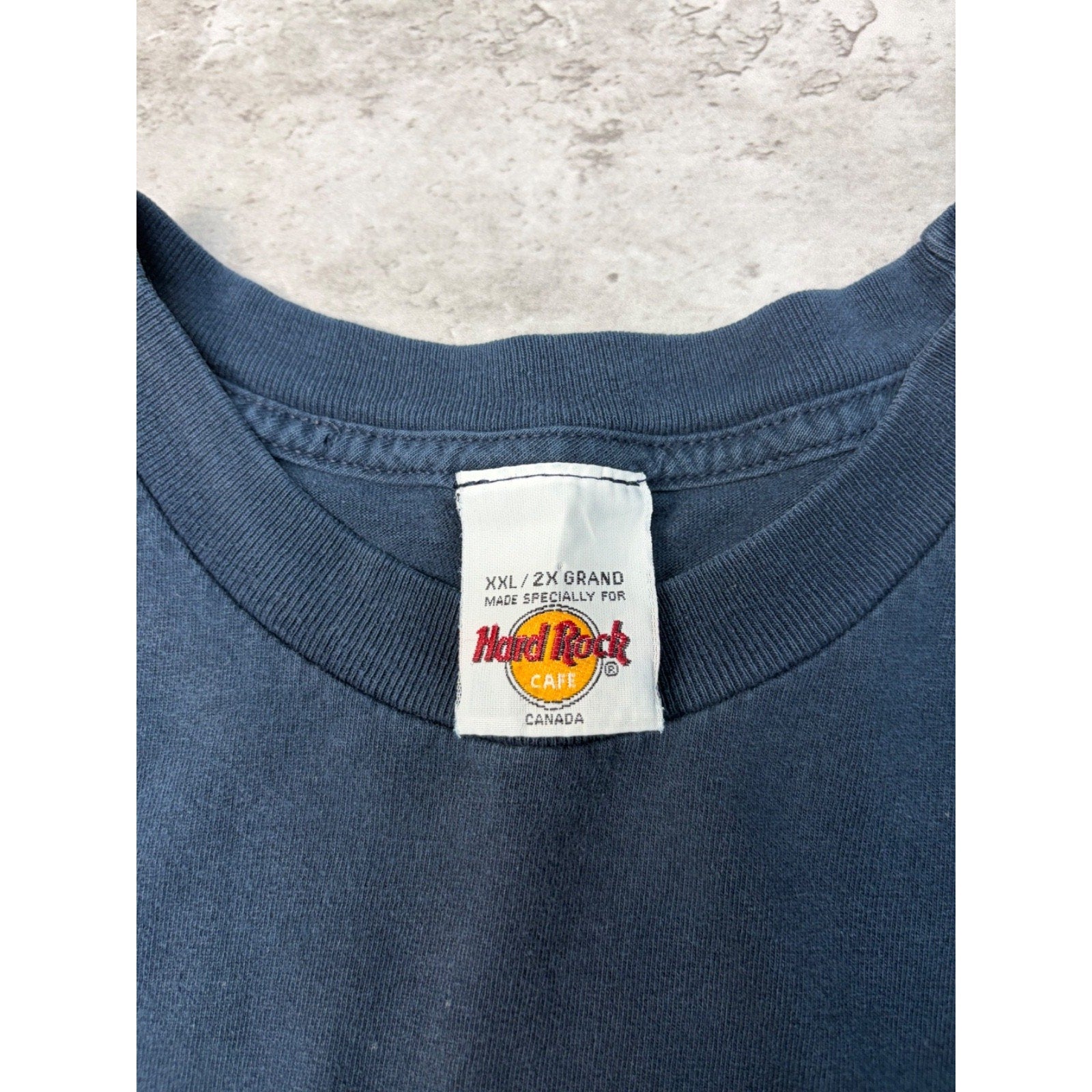 Vintage Hard Rock Cafe Niagara Falls Guitar Destination Graphic T-Shirt Size 2XL