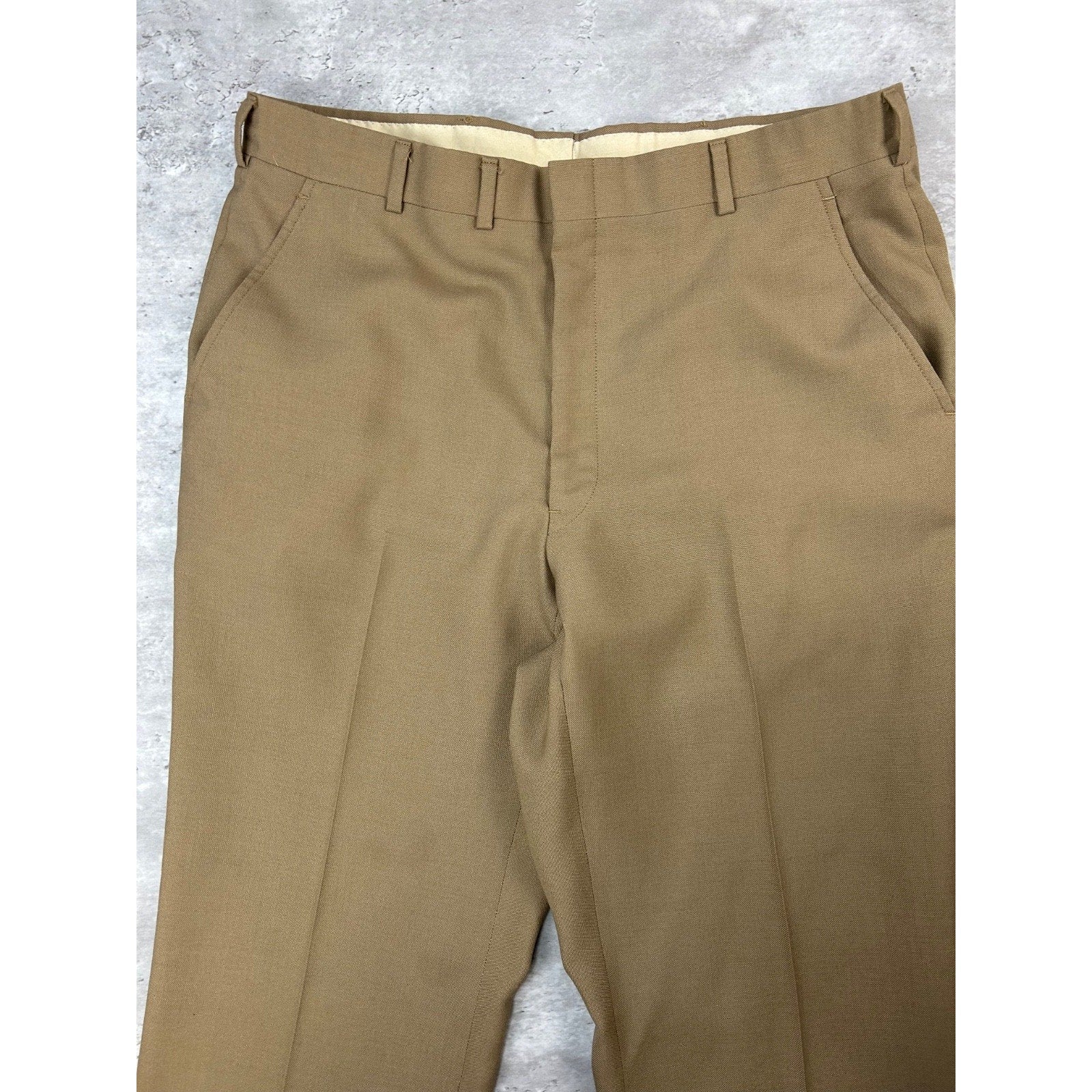 Vintage 70s/80s Pleated Trouser Style Pants Size 36