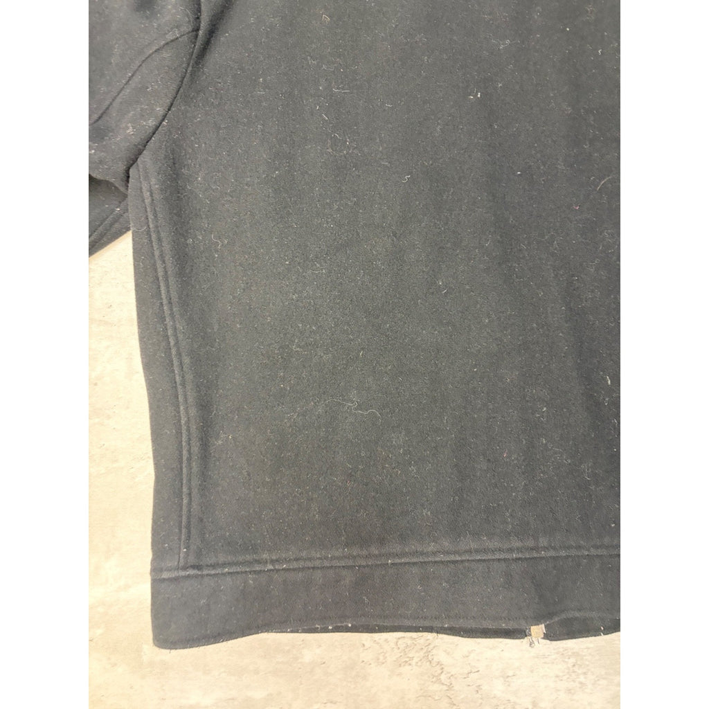 Vintage Gap Heavyweight Full Zip Black Collared Jacket Size Large