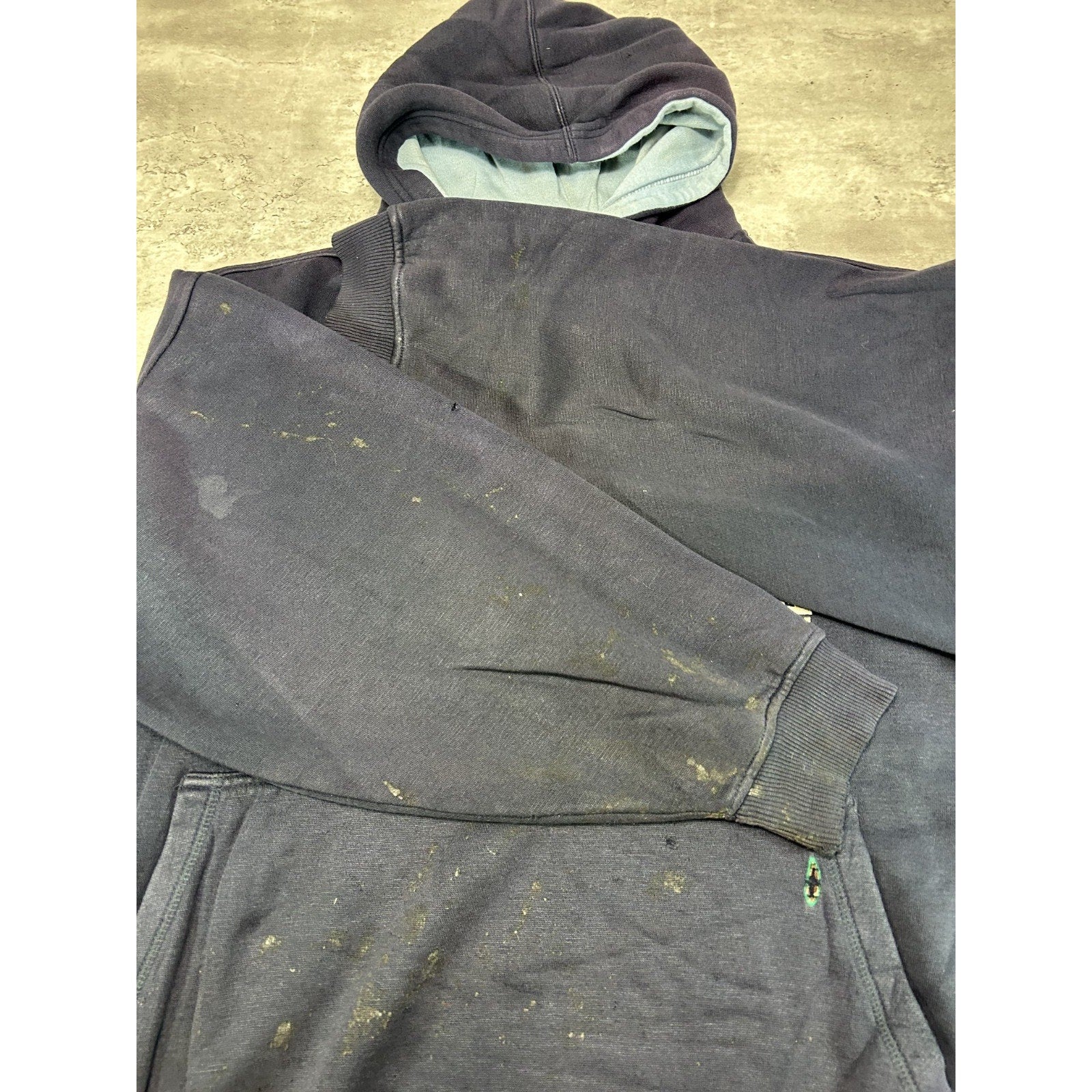 Vintage Y2K Southpole Embroidered Spellout Pullover Hooded Sweatshirt Size XL