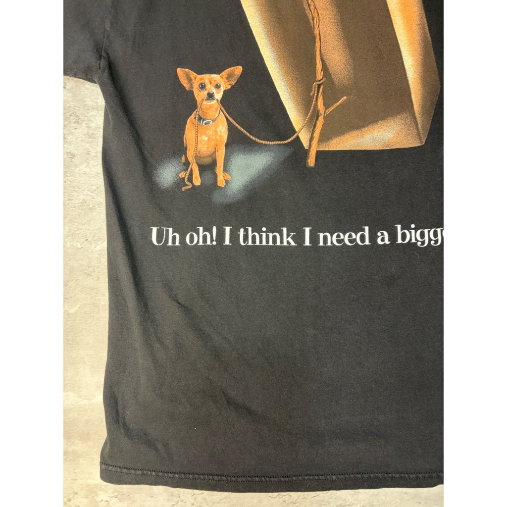 Vintage 1998 Taco Bells Here Lizard Lizard Comedy Graphic T-Shirt Size XL