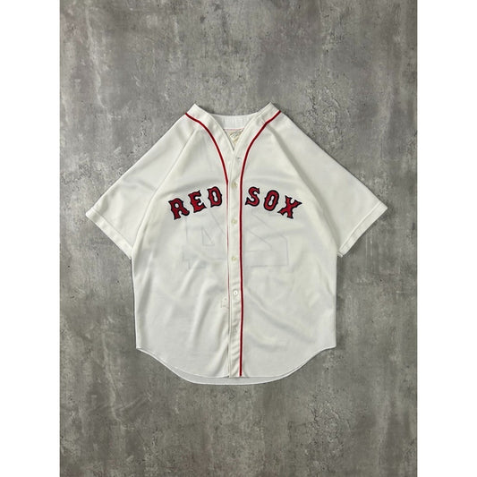 Vintage Manny Ramirez #24 Boston Red Sox MLB Stitched Baseball Jersey Size Large