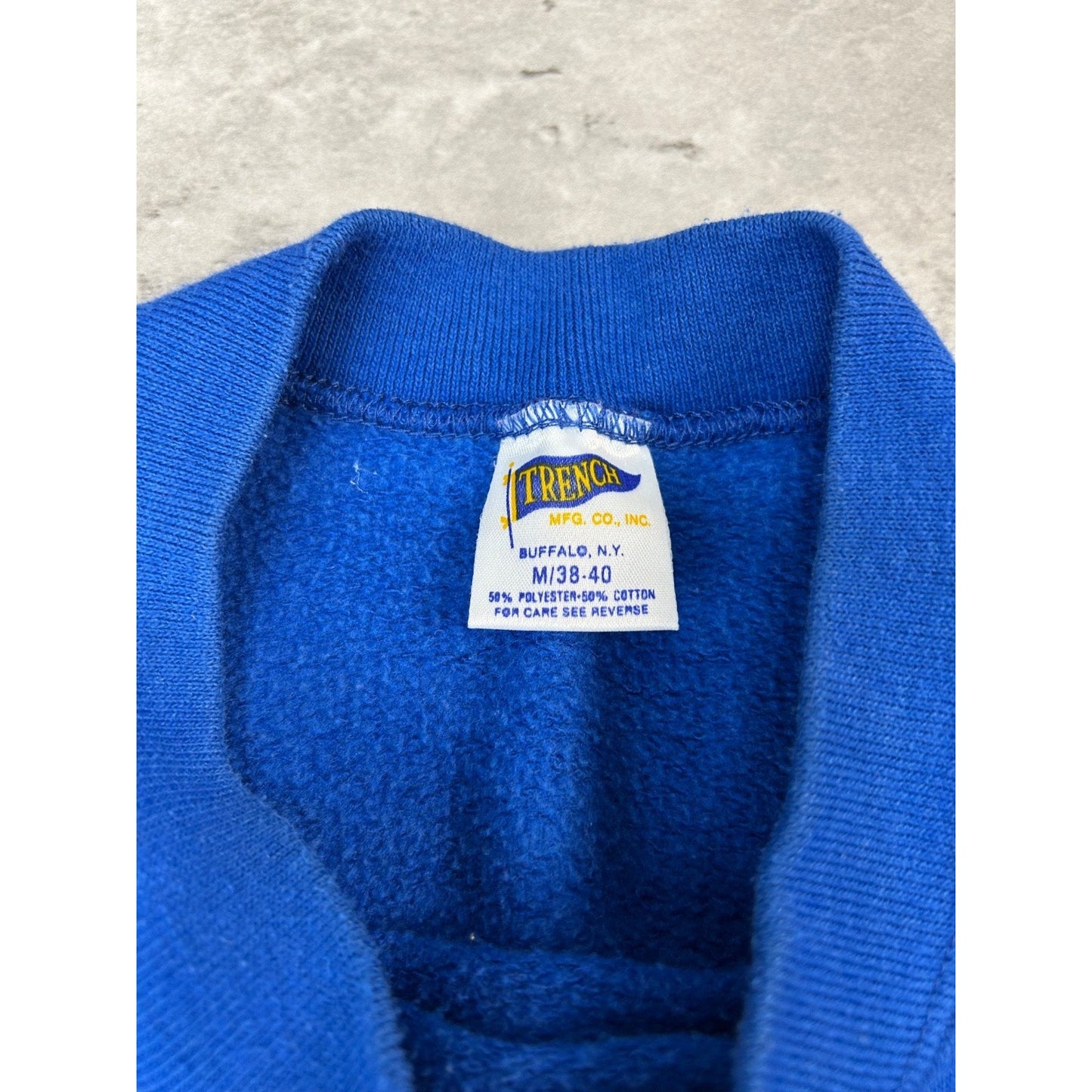 Vintage 1989 Denver Broncos NFL AFC Champs Graphic Football Sweatshirt Sz Medium