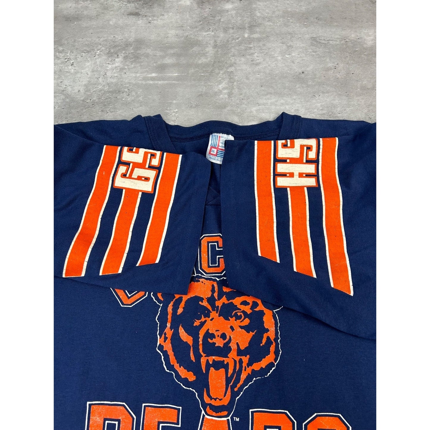 Vintage 90s Chiacago Bears NFL Graphic Spellout Football Jersey Size 2XL