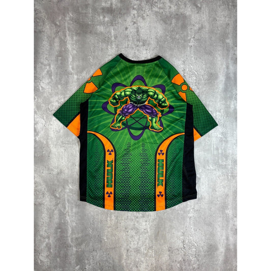 Vintage 2002 The Incredible Hulk Marvel Comics Graphic Jersey Size Large