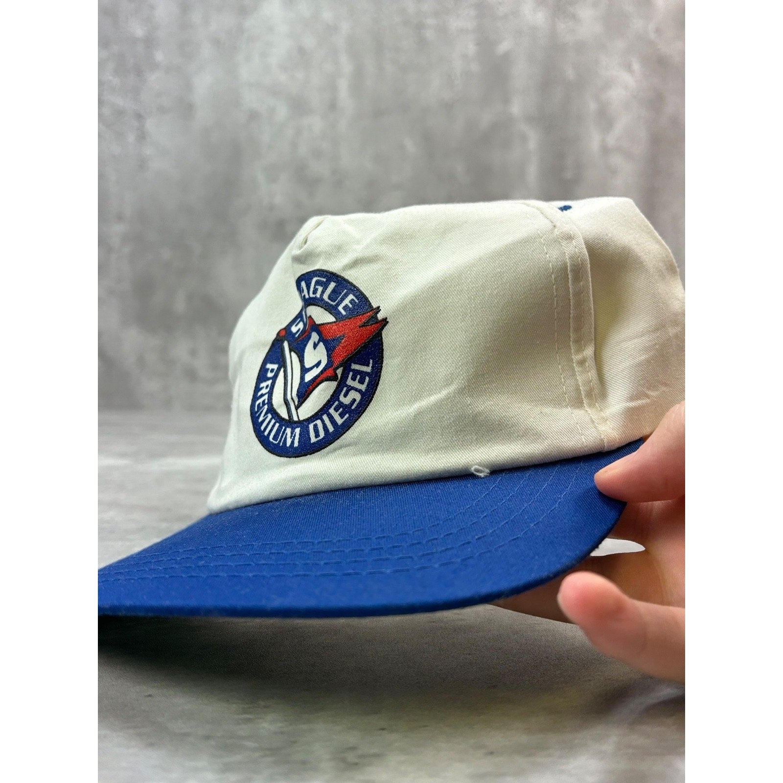 Vintage 90s Sprague Premium Diesel Graphic Logo Snapback Hat OSFA