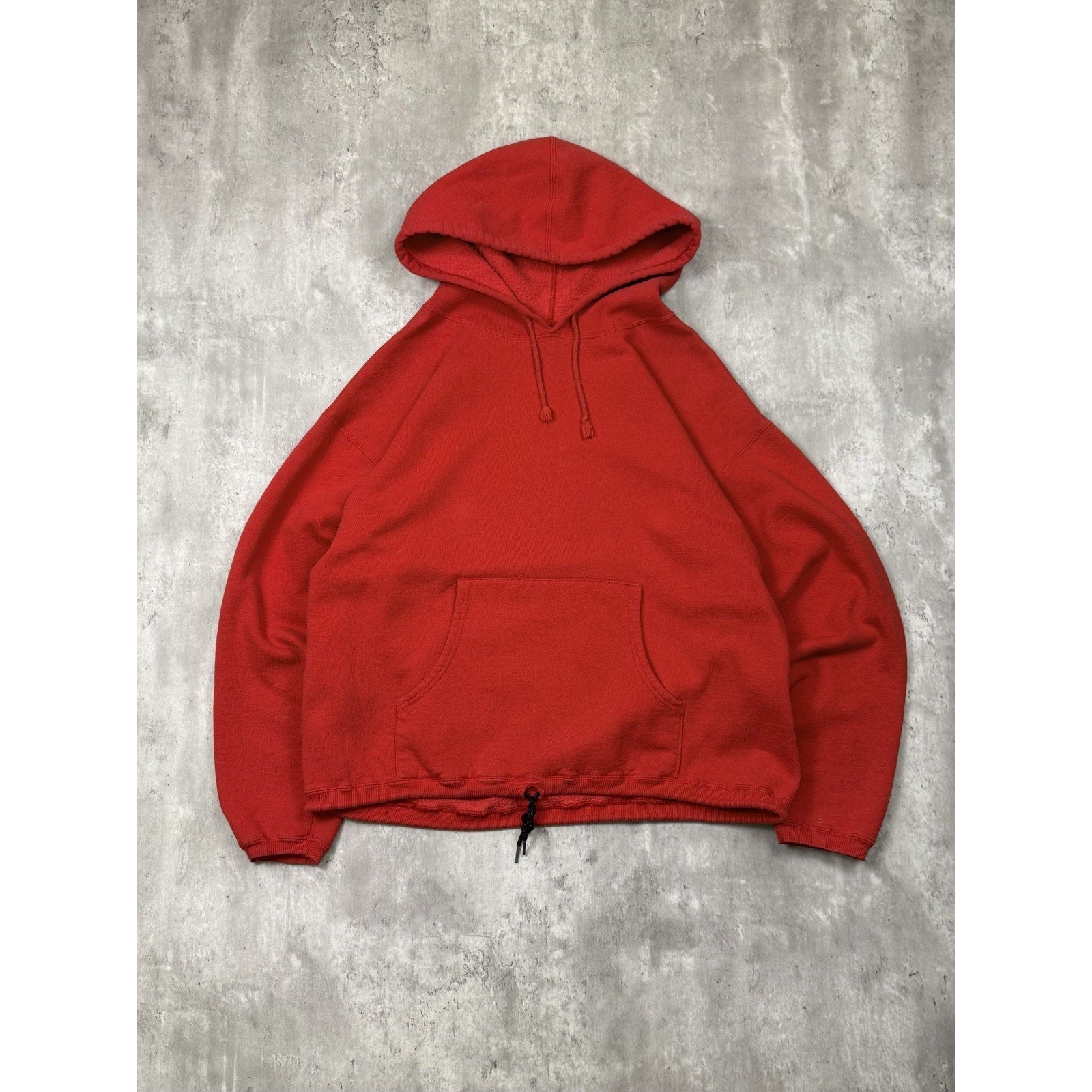 Vintage 90s Marlboro Country Store Blank Cinched Waist Hooded Sweatshirt Size XL