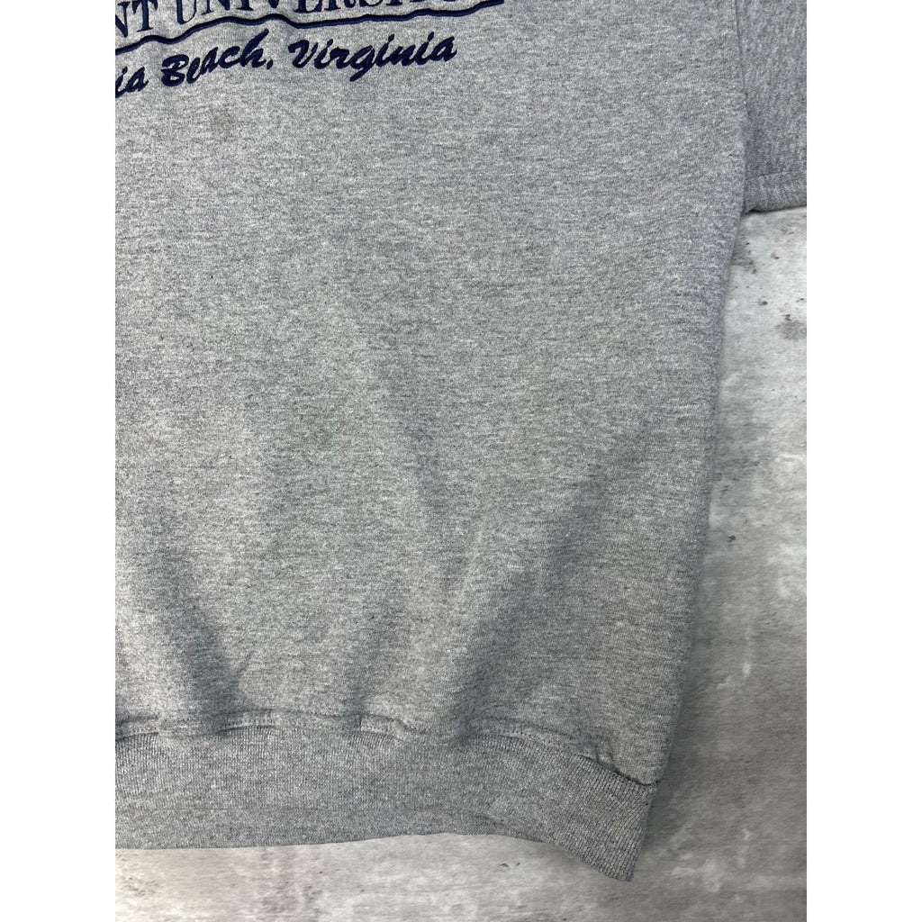 Vintage Regent University NCAA Embroidered Spellout Collegiate Sweatshirt Sz XL
