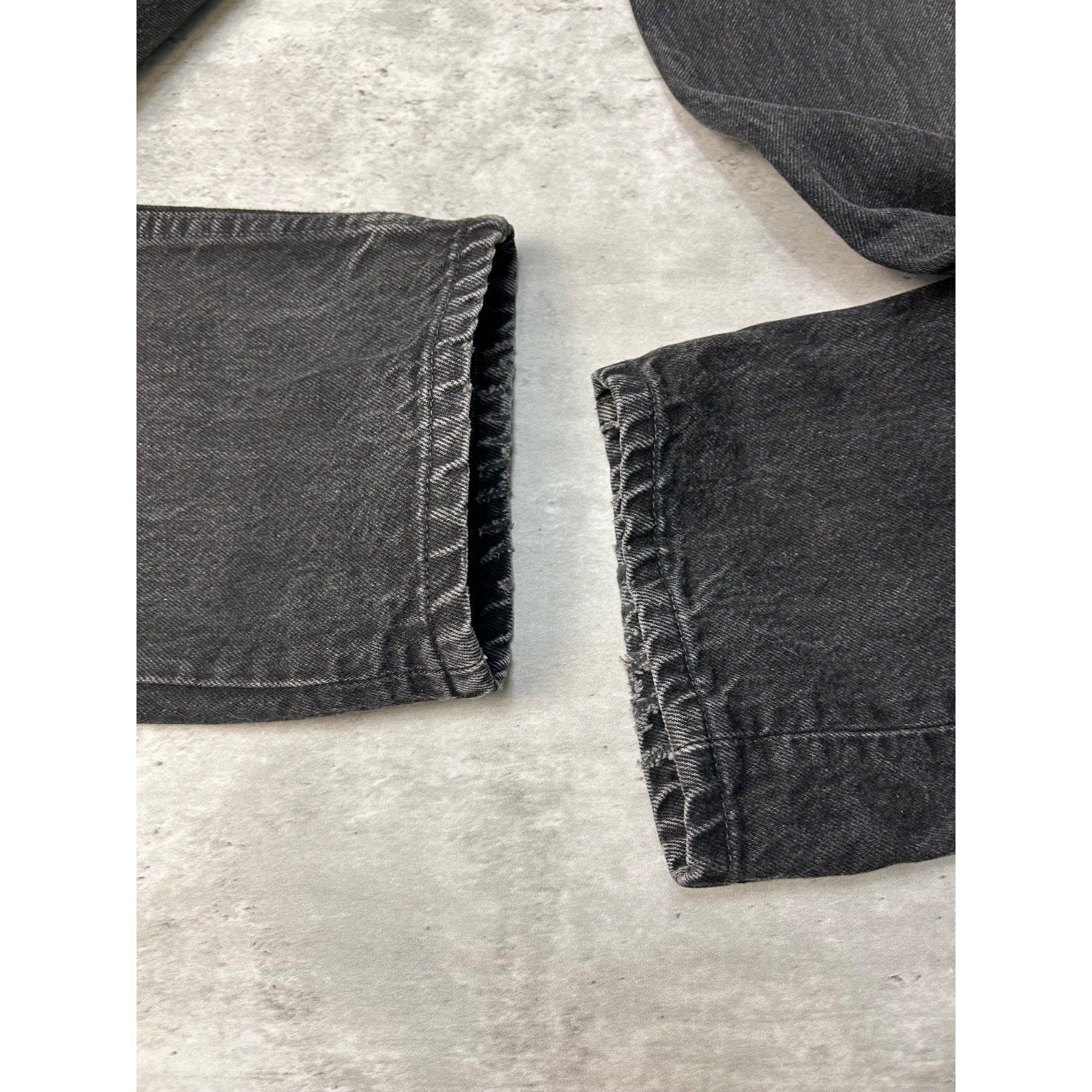Vintage 90s Levis 505 Red Tab Black Denim Pants Size 28
