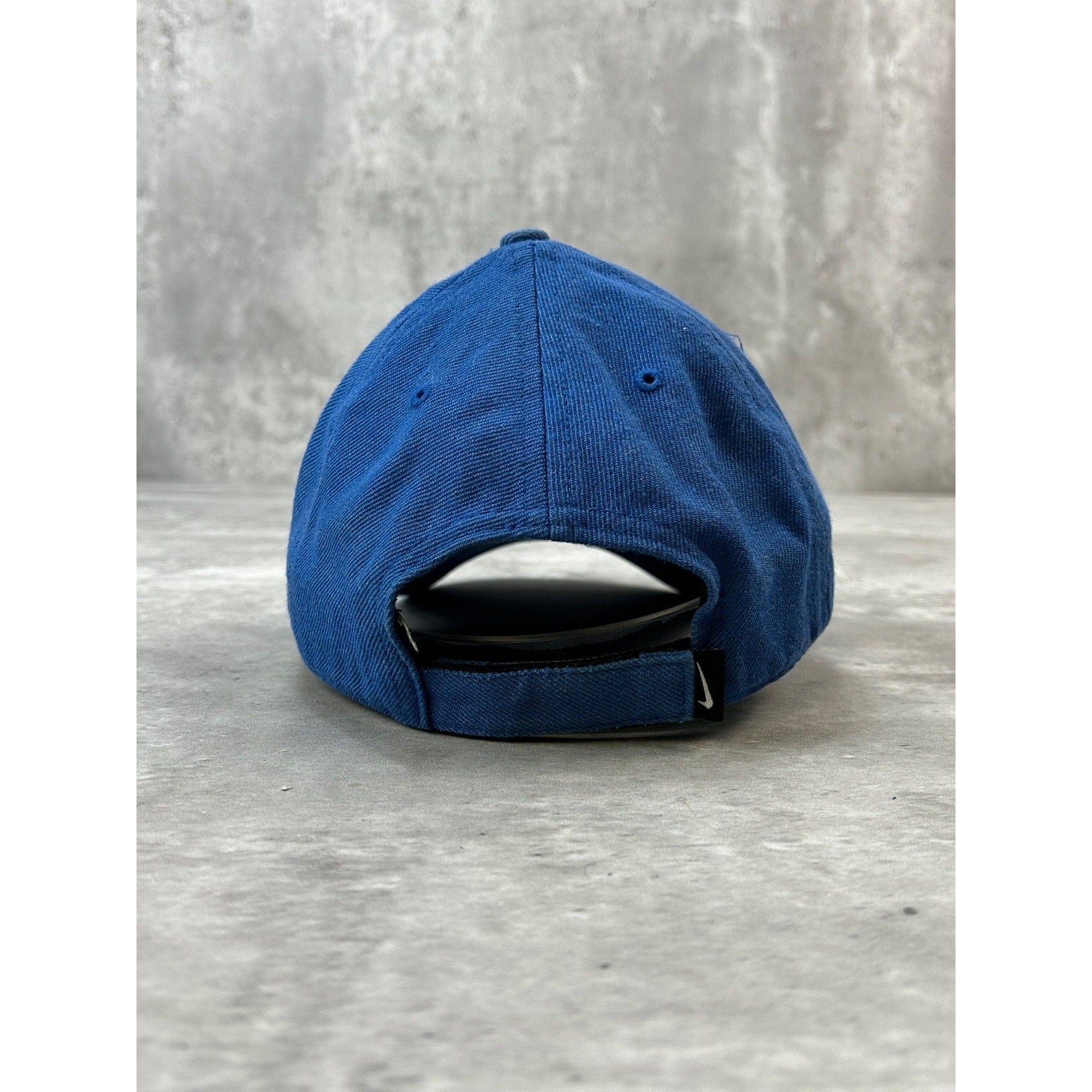 Vintage 2000s Nike Embroidered Spellout Two Tone Strapback Hat OSFA