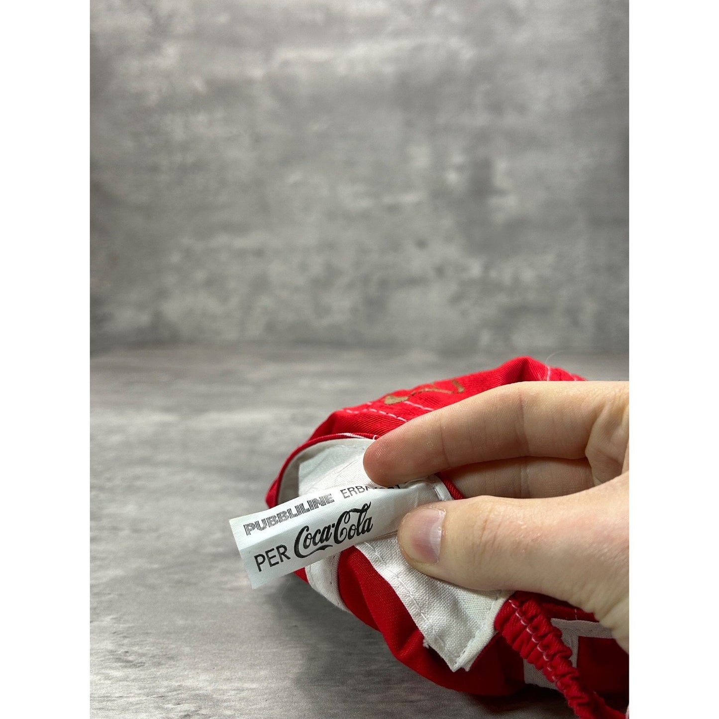 Vintage 1990 FIFA World Cup Italia 90 Coca Cola Flexfit Hat OSFA