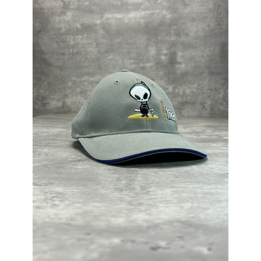 Vintage Y2K Blind Skateboards Embroidered Reaper Spellout Flex Fit Hat Small