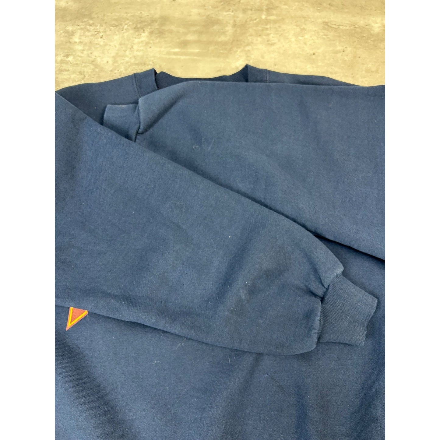 Vintage 90s Russell Athletics Graphic Arc Spellout Crewneck Sweatshirt Size XL