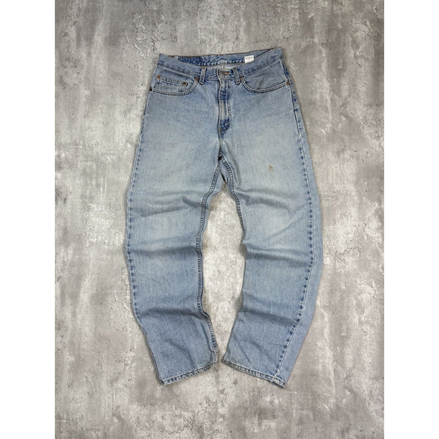 Vintage 90s Levis 550 Red Tab Light Wash Denim Pants Size 32 Blue