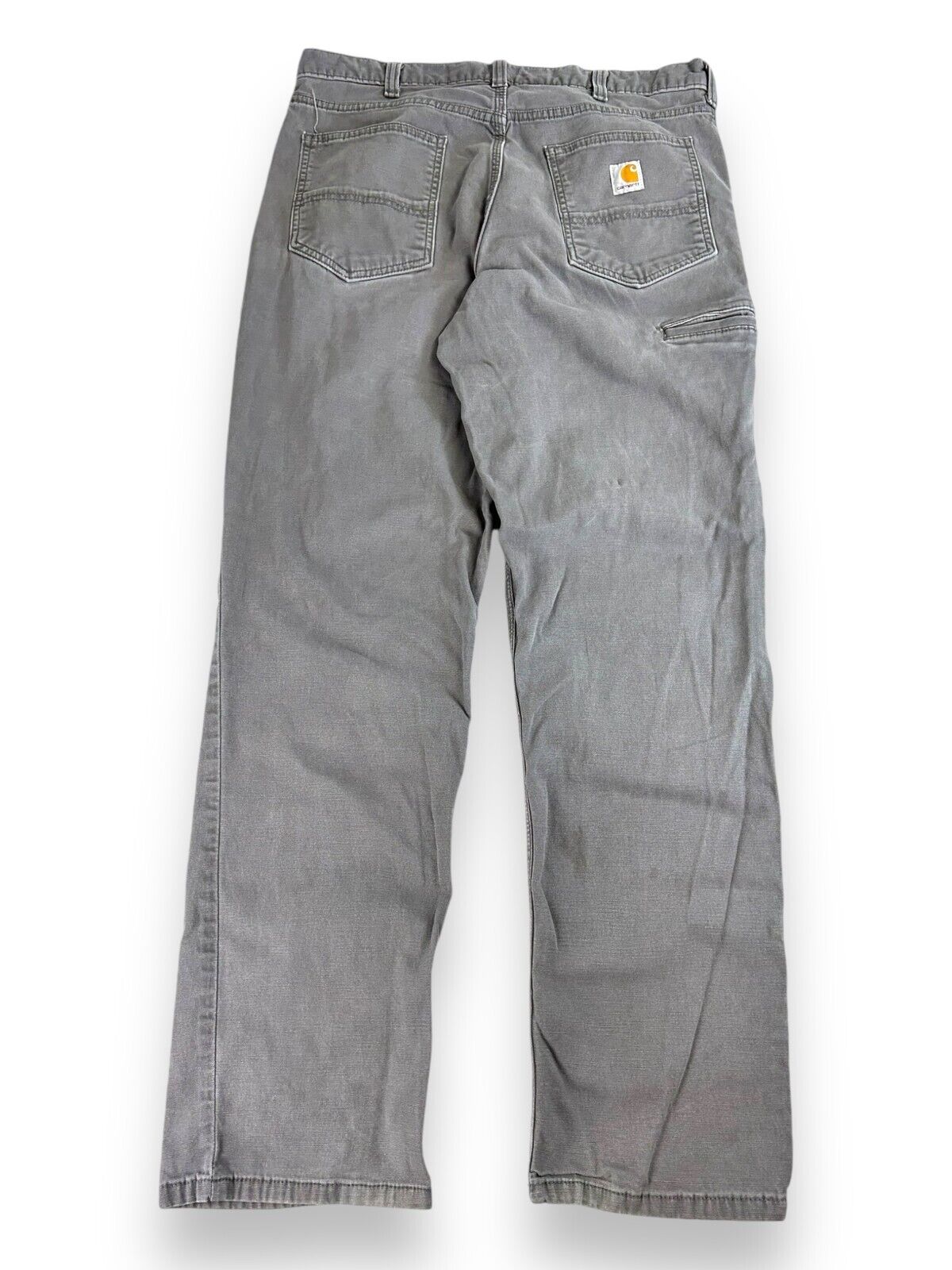 Carhartt Relaxed Fit Canvas Work Wear Five Pocket Pants Size 36W Gray