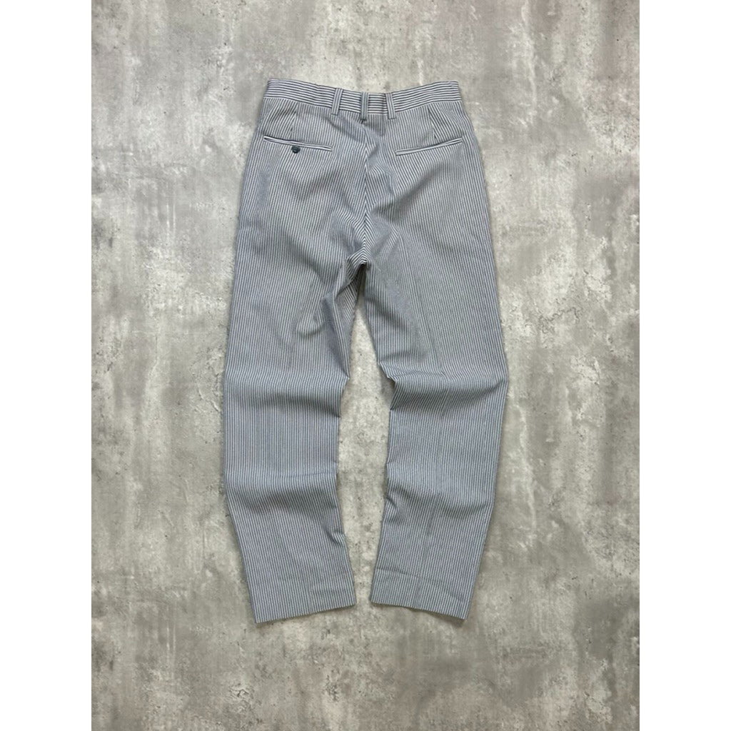 Vintage 1970s Pinstripe Pleated Trouser Pants Size 30