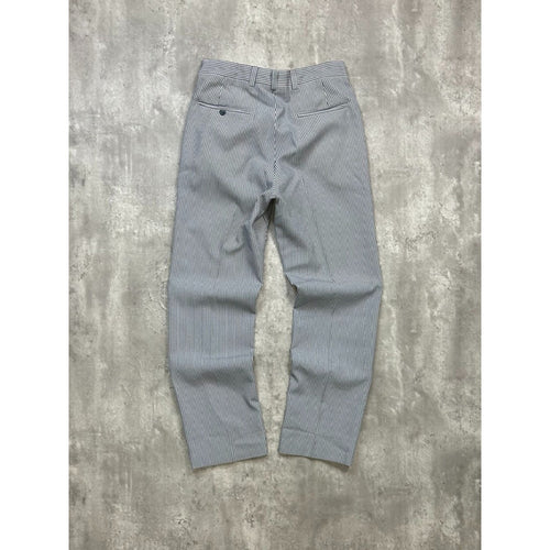 Vintage 1970s Pinstripe Pleated Trouser Pants Size 30