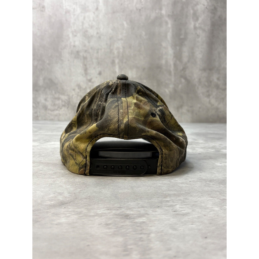 Vintage Blank Camo Hunting Snapback Hat OSFA