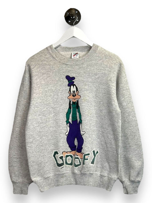 Vintage 90s Disney Goofy Character Graphic Spellout Sweatshirt Size Medium