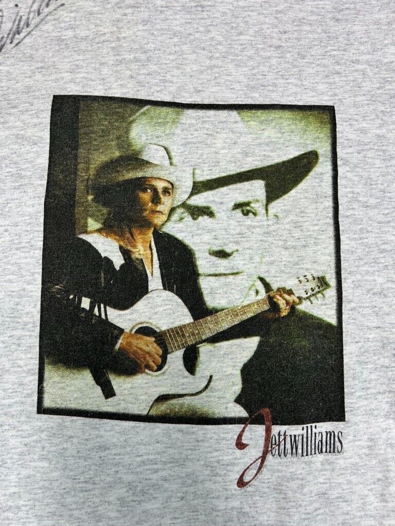 Vintage 90s Jett Williams Portrait Graphic Country Music Promo T-Shirt Sz XL