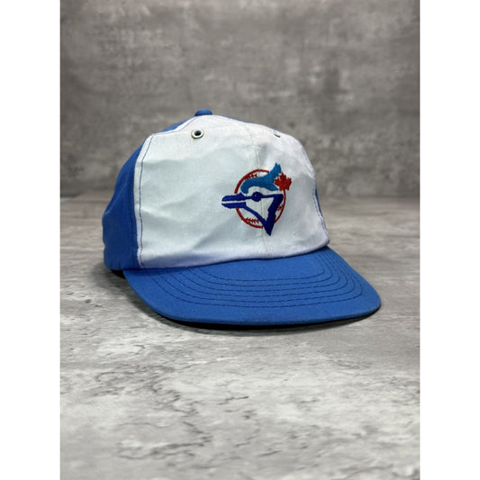 Vintage 90s Toronto Blue Jays MLB Embroidered Logo Baseball Snapback Hat OSFA