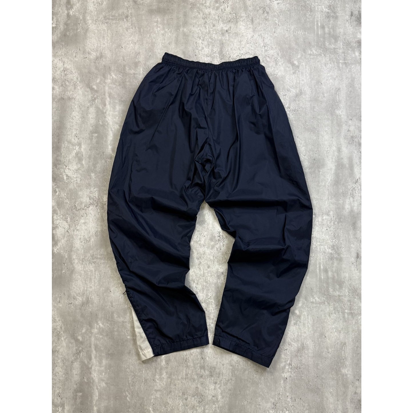 Vintage 90s Nike Embroidered Swoosh Nylon Track Pants Size Large