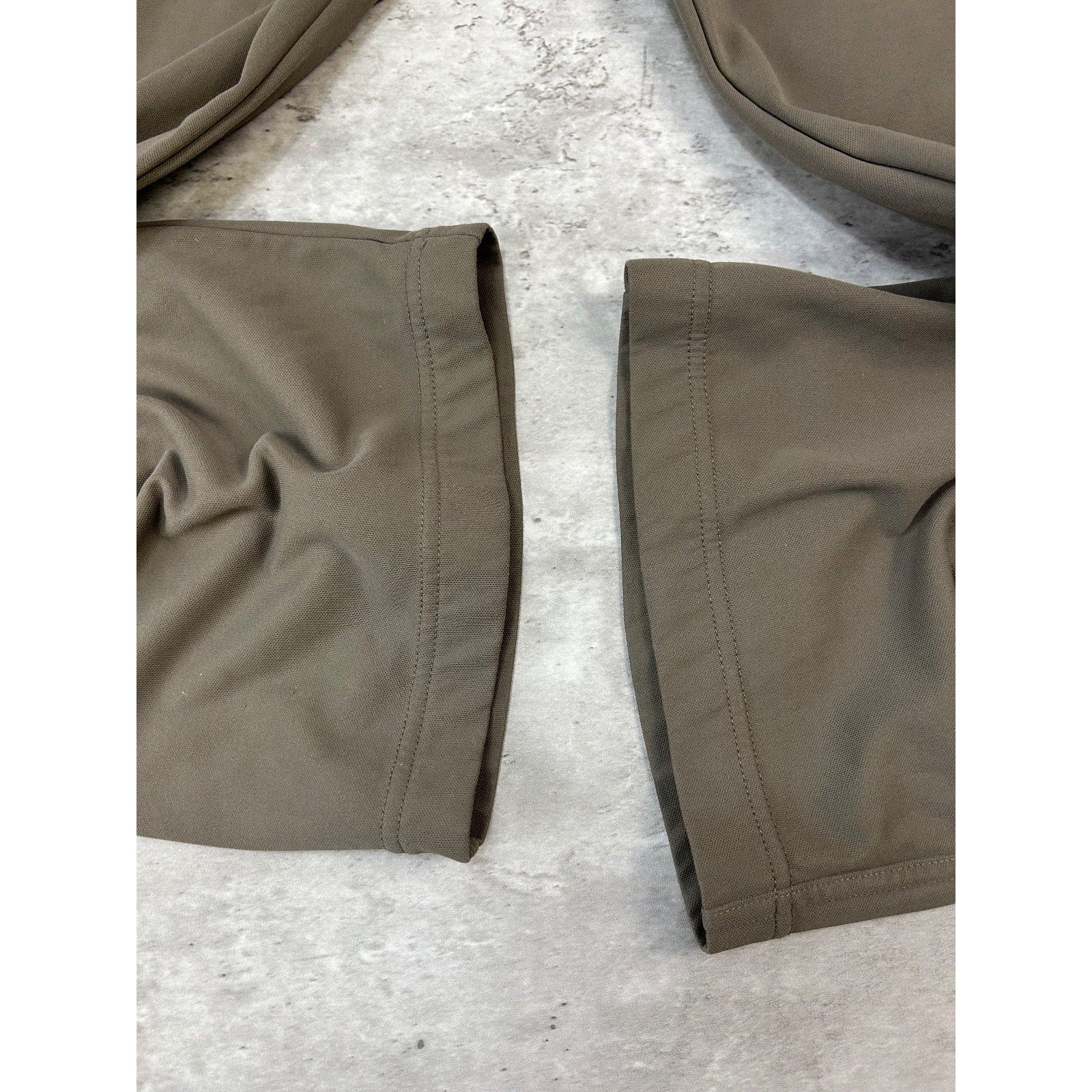 Vintage 2000s Womens Nike Embroidered Swoosh Logo Sweat Pants Size 35 Beige