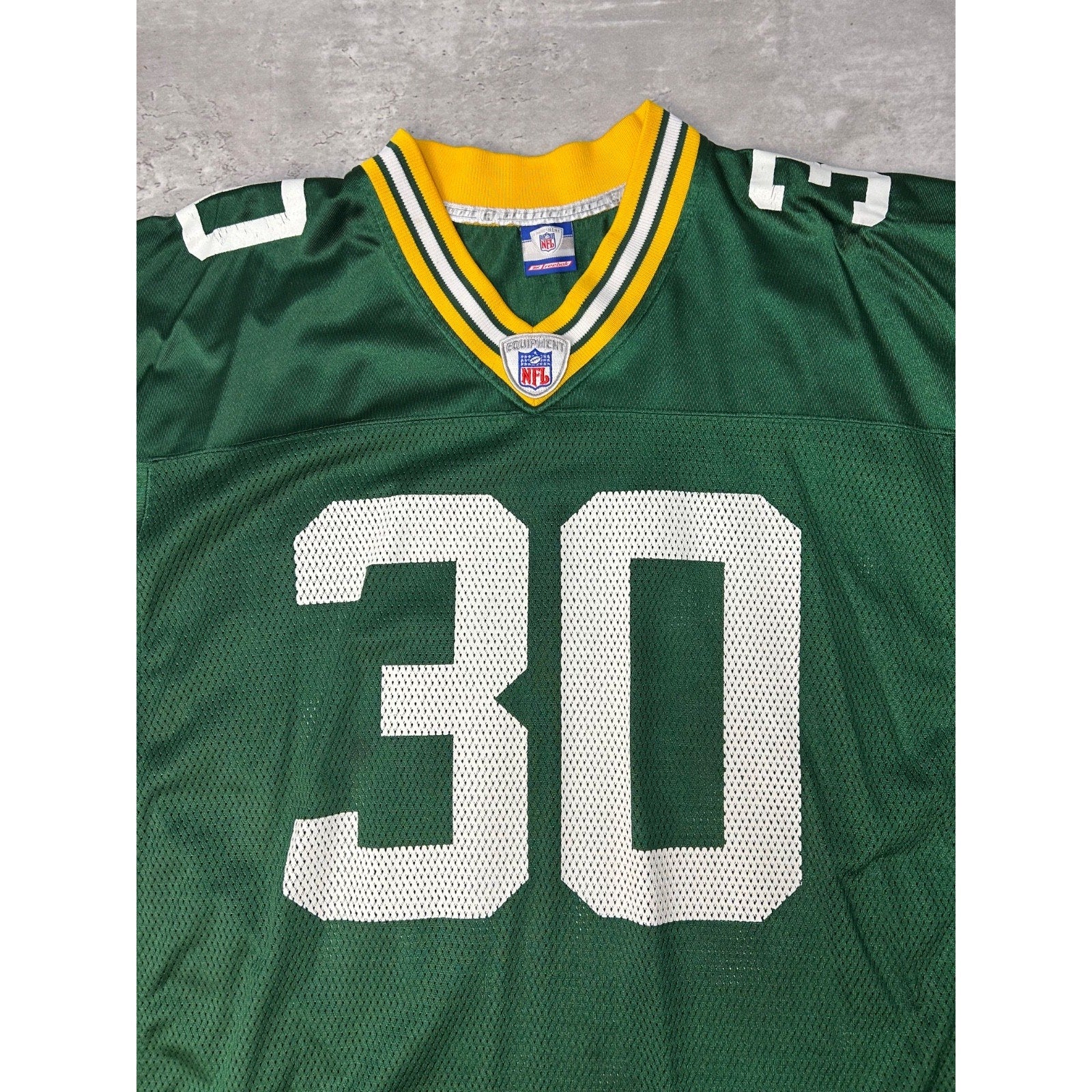 Vintage Ahman Green #20 Green Bay Packers NFL Reebok Jersey Size Large