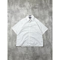 Stafford Striped Single Pocket Reworked Cropped Button Up Shirt Size Large