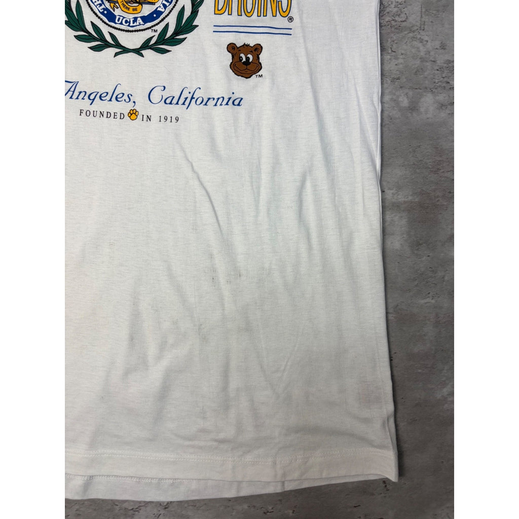 Vintage UCLA Bruins NCAA Graphic Crest Spellout T-Shirt Size Large