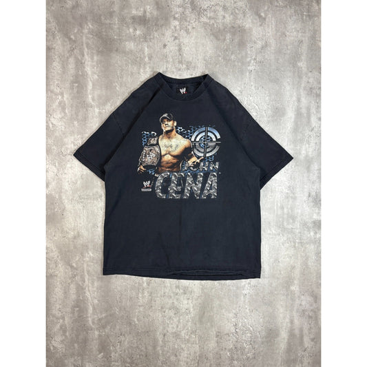 Vintage 2000s WWE John Cena You Want Some Wrestling Graphic T-Shirt Size XL