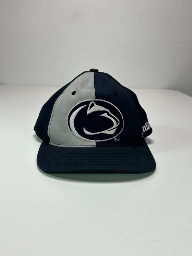 VTG 90s Penn State NCAA Collegiate Embroidered Logo Starter Snapback Hat OSFA