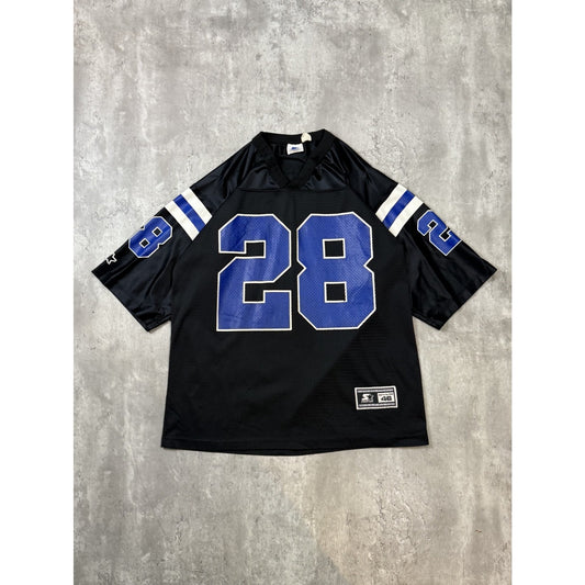 Vintage 90s Marshall Faulk #28 Dallas Cowboys NFL Starter Football Jersey Medium