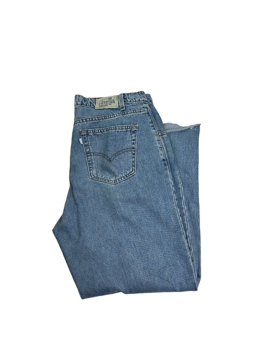 Vintage 1996 Levi's Silvertab Loose Fit Medium Wash Denim Pants Size 38