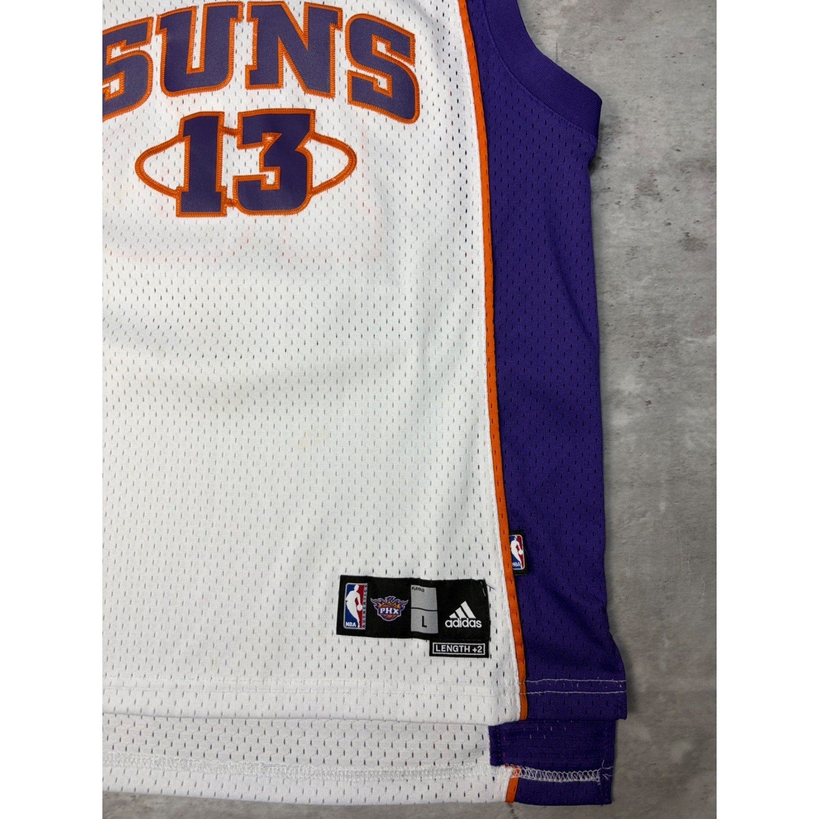 Vintage Steve Nash #13 Phoenix Suns NBA Adidas Basketball Jersey Size XL YOUTH