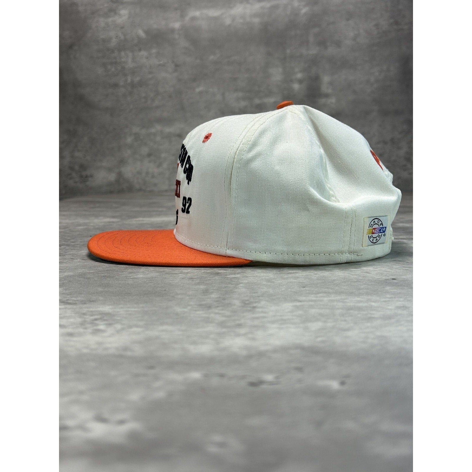 Vintage 90s Alan Kulwicki #7 Hooters Racing Embroidered Nascar Snapback Hat OSFA