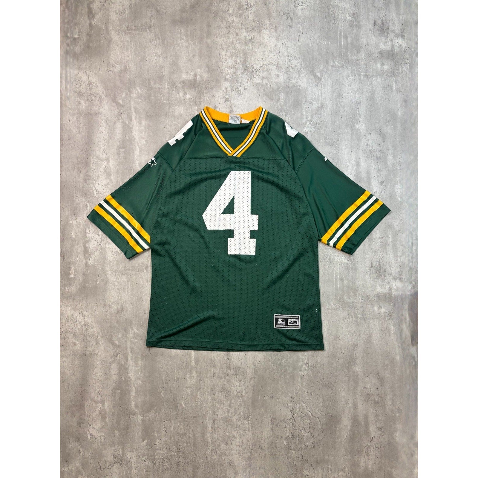 Vintage 1995 Brett Favre #4 Green Bay Packers NFL Starter Jersey Size Large