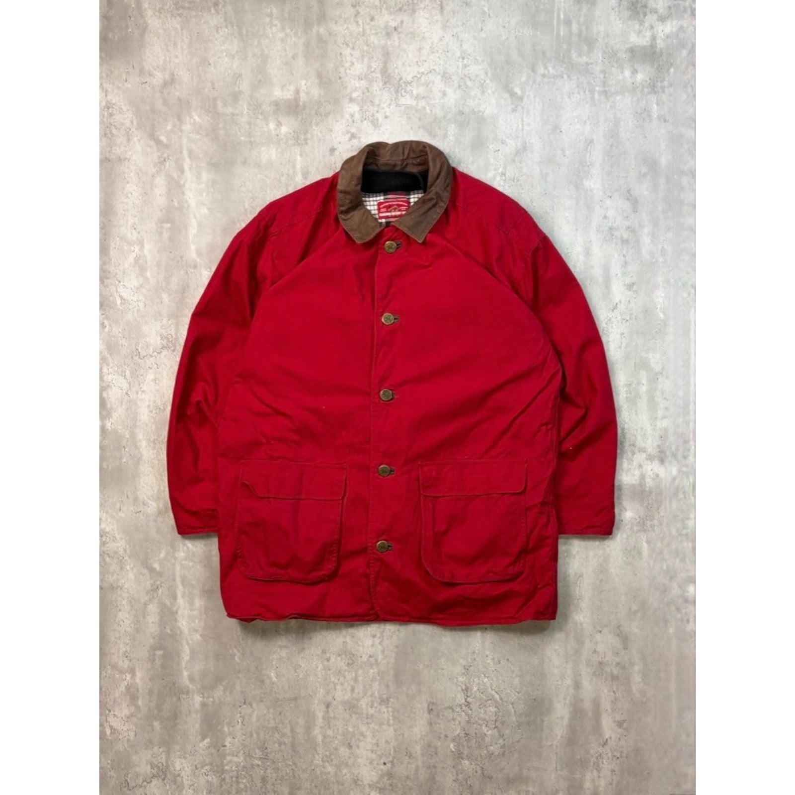 Vintage Marlboro Country Store Canvas Hunting Style Long Jacket Size 2XL