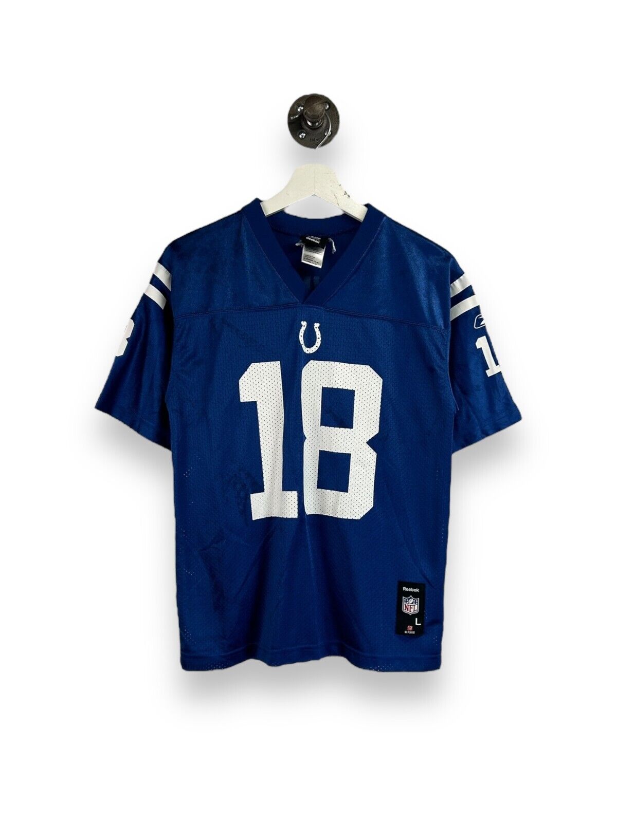 Peyton Manning #18 Indianapolis Colts NFL Reebok Jersey Size YOUTH Large