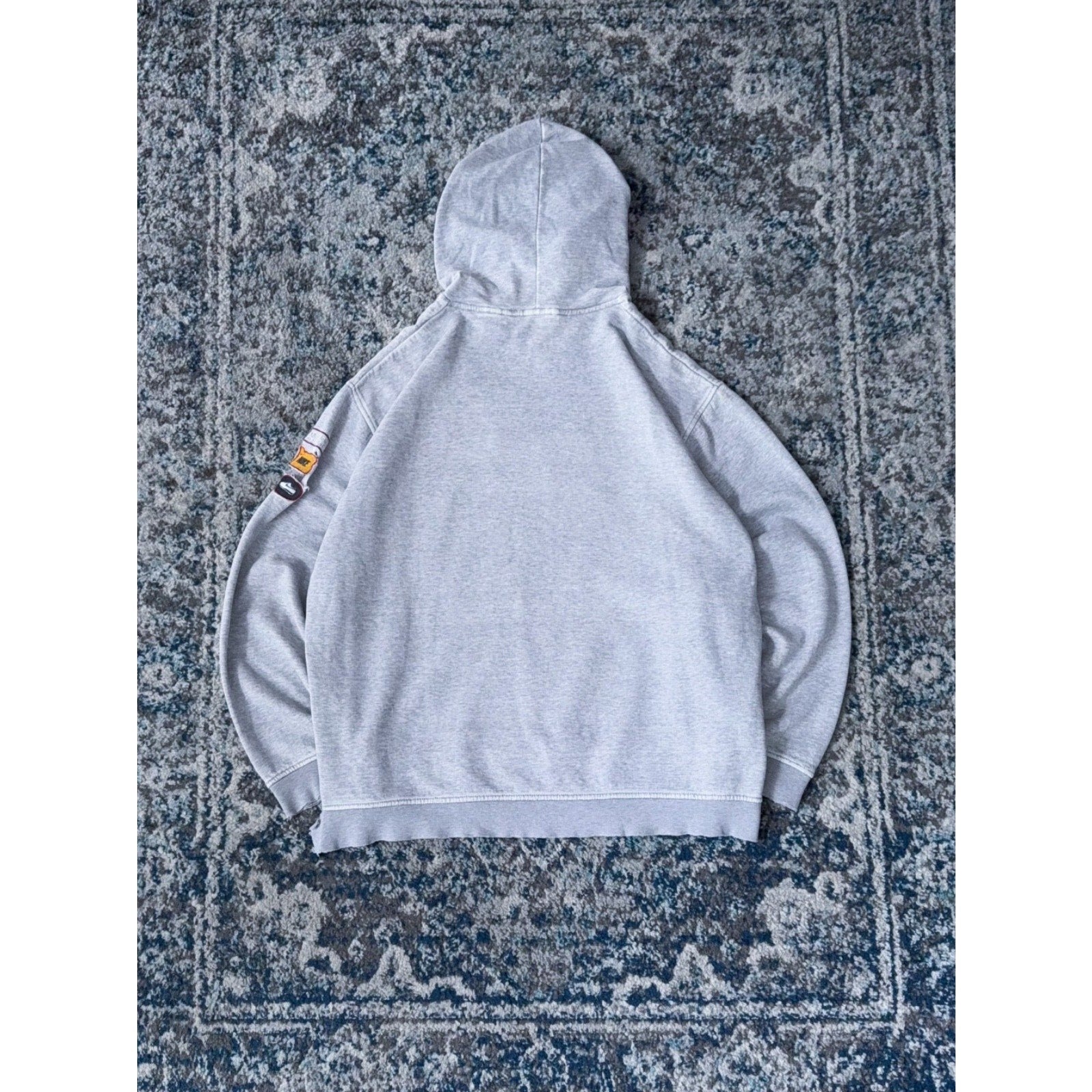 Vintage Nike Embroidered Spellout Logo Hooded Pullover Sweatshirt Size XL