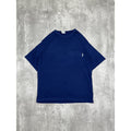 Vintage 80s/90s Class Navy Blue Blank Pocket T-Shirt Size Medium