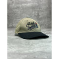 Vintage 90s Alaska Embroidered Dog Sledding Destination Strapback Hat OSFA