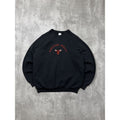 Vintage 90s Chicago Bulls NBA Embroidered Logo Spellout Sweatshirt Size XL