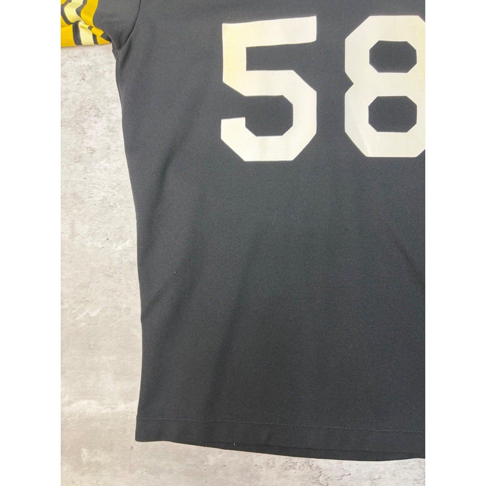VTG 1970s Jack Lambert #58 Pittsburgh Steelers NFL Rawlings Jersey Size Small
