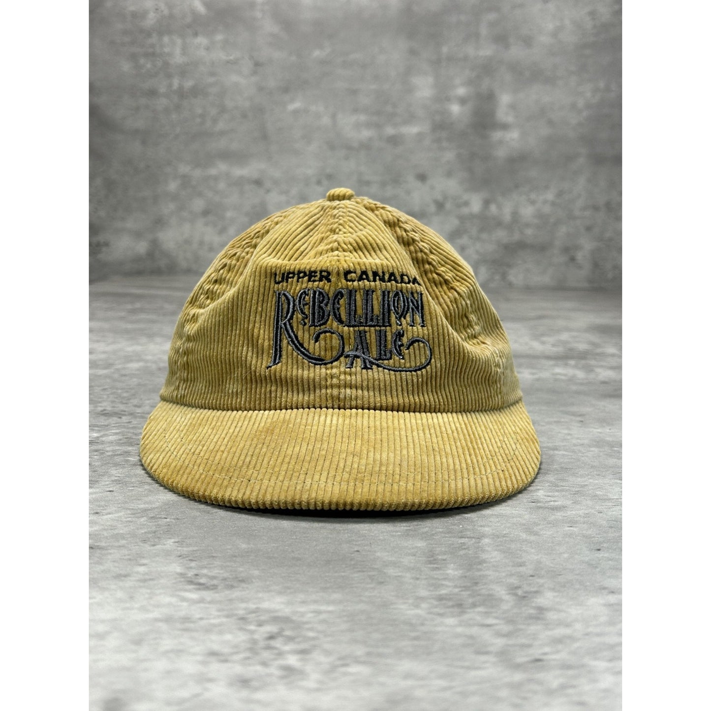 Vintage Upper Canada Rebellion Ale Embroidered Beer Promo Strapback Hat OSFA