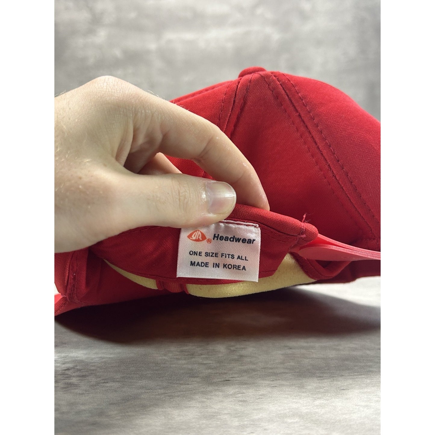 Vintage 90s Snap On Spellout Graphic Foam Two Tone Snapback Hat OSFA